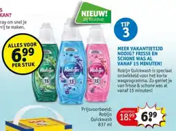 Kruidvat Robijn Quickwash aanbieding