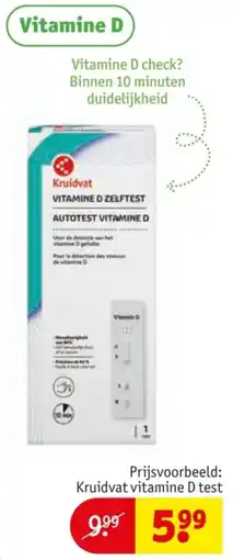 Kruidvat Kruidvat vitamine D test aanbieding