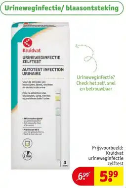 Kruidvat Kruidvat urineweginfectie zelftest aanbieding