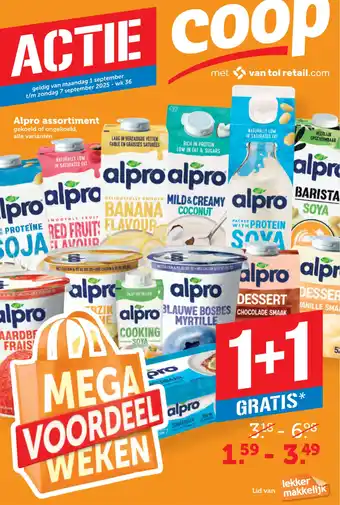Coop Alpro assortiment aanbieding