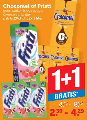 Coop Chocomel of Fristi aanbieding