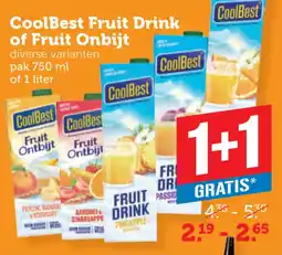 Coop CoolBest Fruit Drink of Fruit Onbijt aanbieding