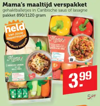 Coop Mama's maaltijd verspakket aanbieding