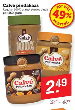 Coop Calvé pindakaas aanbieding