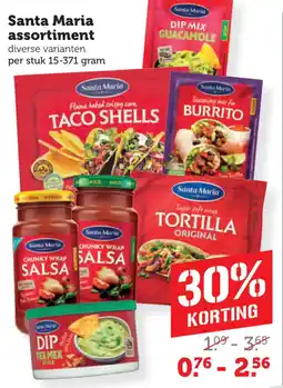 Coop Santa Maria assortiment aanbieding