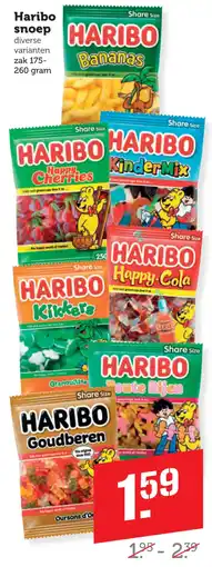 Coop Haribo Snoep aanbieding