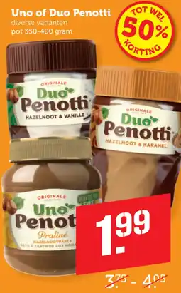 Coop Uno of Duo Penotti aanbieding