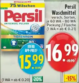 Edeka DE Persil Waschmittel aanbieding