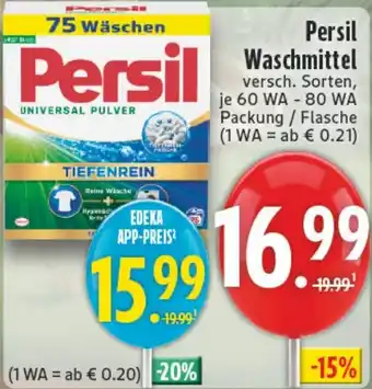 Edeka DE Persil Waschmittel aanbieding