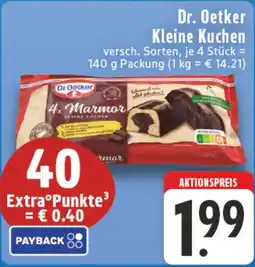 Edeka DE Dr. Oetker Kleine Kuchen aanbieding
