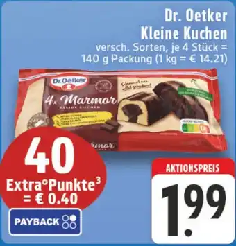 Edeka DE Dr. Oetker Kleine Kuchen aanbieding