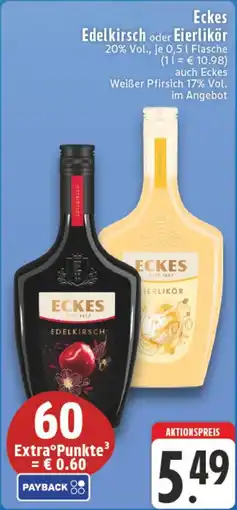 Edeka DE Eckes Edelkirsch oder Eierlikör aanbieding