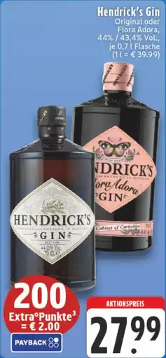 Edeka DE Hendrick's Gin aanbieding