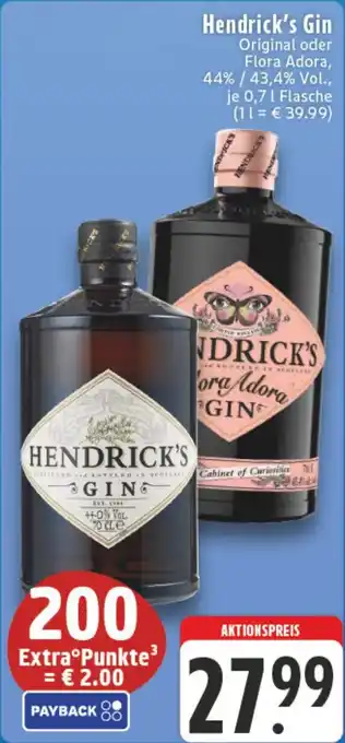 Edeka DE Hendrick's Gin aanbieding