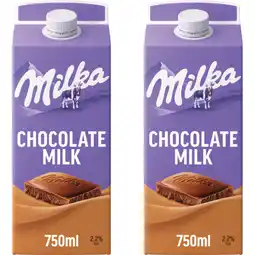 Albert Heijn Milka chocolademelk original 2-pack aanbieding