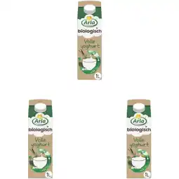 Albert Heijn Arla Biologisch volle yoghurt 3-pack aanbieding