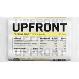 Albert Heijn Upfront Creatine tabs citroen aanbieding
