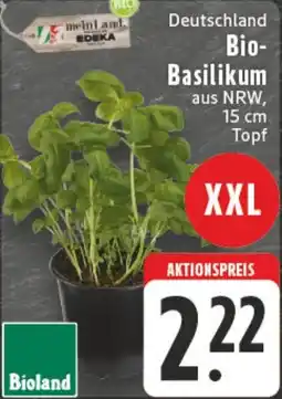 Edeka DE Deutschland Bio Basilikum aanbieding