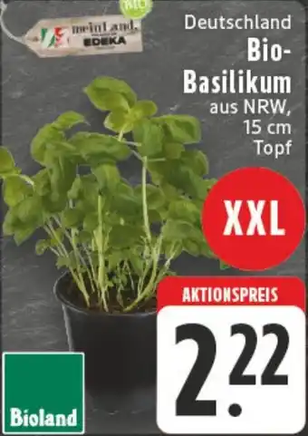 Edeka DE Deutschland Bio Basilikum aanbieding