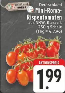 Edeka DE Deutschland Mini-Roma Rispentomaten aanbieding