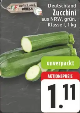 Edeka DE Deutschland Zucchini aanbieding