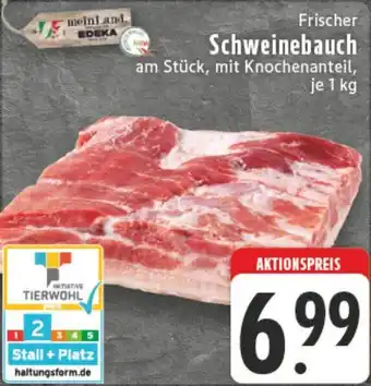Edeka DE Frischer Schweinebauch aanbieding