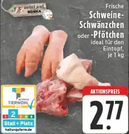 Edeka DE Frische Schweine Schwänzchen oder Pfötchen aanbieding