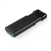 Conrad Verbatim Pin Stripe 3.0 USB-stick 256 GB Zwart 49320 USB-A 3.2 Gen 1 aanbieding