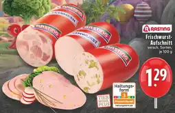 Edeka DE Frischwurst Aufschnitt aanbieding