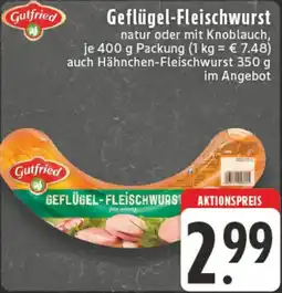 Edeka DE Geflügel-Fleischwurst aanbieding