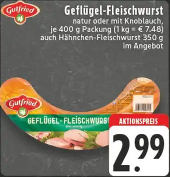 Edeka DE Geflügel-Fleischwurst aanbieding
