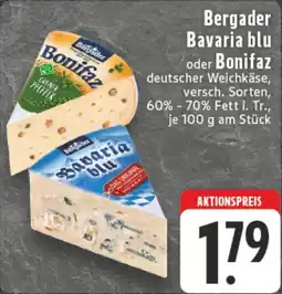 Edeka DE Bergader Bavaria blu oder Bonifaz aanbieding