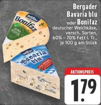 Edeka DE Bergader Bavaria blu oder Bonifaz aanbieding