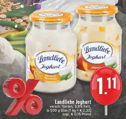 Edeka DE Landliebe Joghurt aanbieding
