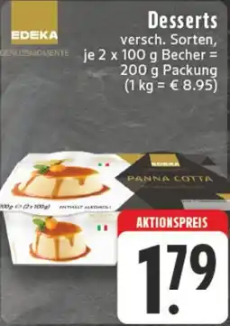 Edeka DE Desserts aanbieding