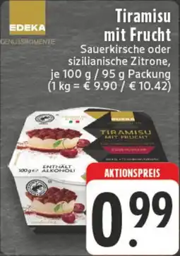 Edeka DE Tiramisu mit Frucht aanbieding