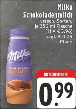 Edeka DE Milka Schokoladenmilch aanbieding