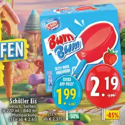Edeka DE Schöller Eis aanbieding