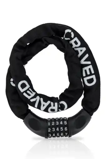 ANWB Craved Fietsslot City Cijferslot 100cm Zwart aanbieding
