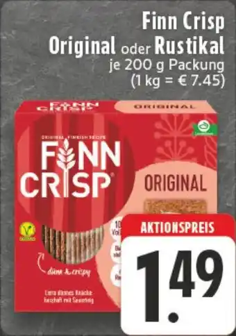 Edeka DE Finn Crisp Original oder Rustikal aanbieding