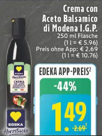 Edeka DE Crema con Aceto Balsamico di Modena I.G.P. aanbieding