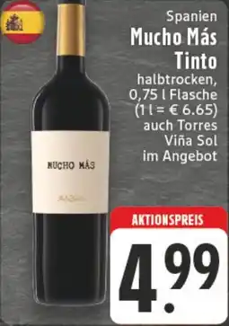 Edeka DE Spanien Mucho Más Tinto aanbieding