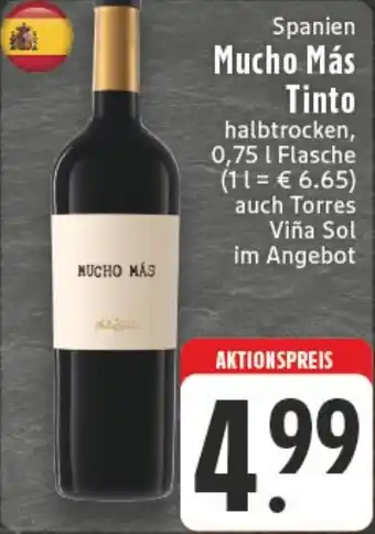 Edeka DE Spanien Mucho Más Tinto aanbieding