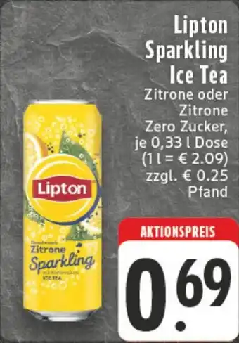 Edeka DE Lipton Sparkling Ice Tea aanbieding
