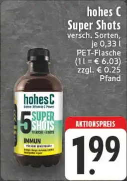 Edeka DE Hohes C Super Shots aanbieding