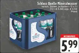 Edeka DE Schloss Quelle Mineralwasser aanbieding