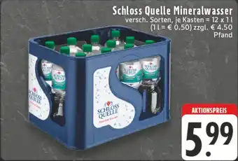 Edeka DE Schloss Quelle Mineralwasser aanbieding