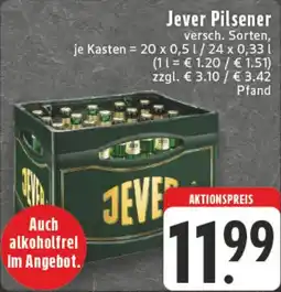Edeka DE Jever Pilsener aanbieding
