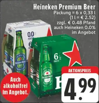 Edeka DE Heineken Premium Beer aanbieding