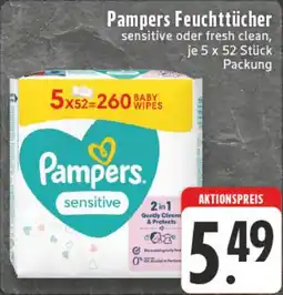 Edeka DE Pampers Feuchttücher aanbieding